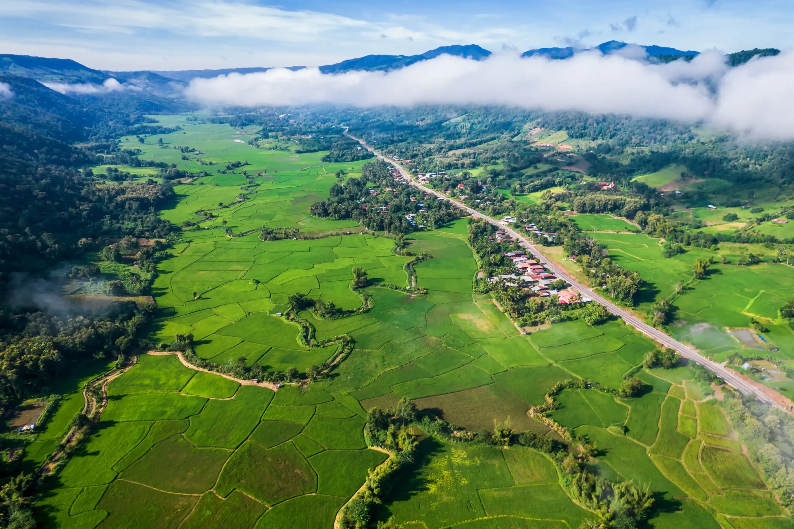 aerial-view-landscape-farm-land-fild-rural-village-mountains-asia-with-mist-fog-morning-time (Horizontal)