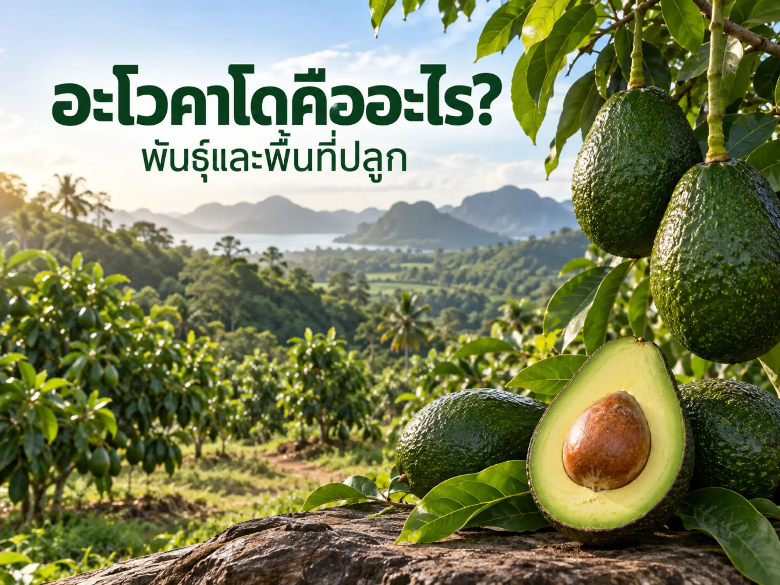 อะโวคาโดคืออะไร? สายพันธุ์ พื้นที่ปลูก และข้อจำกัดในภาคใต้ 1 10027 avocado Horizontal
