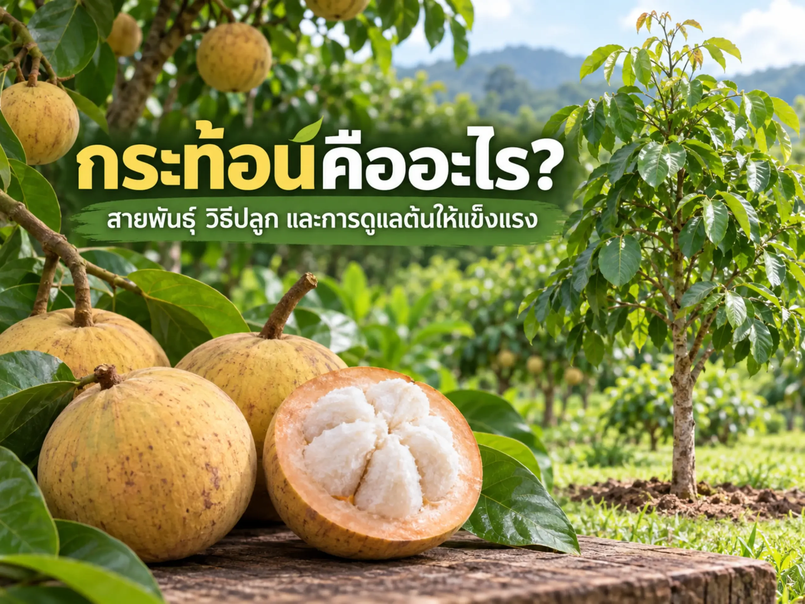 กระท้อนคืออะไร? สายพันธุ์ วิธีปลูก และการดูแลต้นให้แข็งแรง 1 10036 santol Horizontal