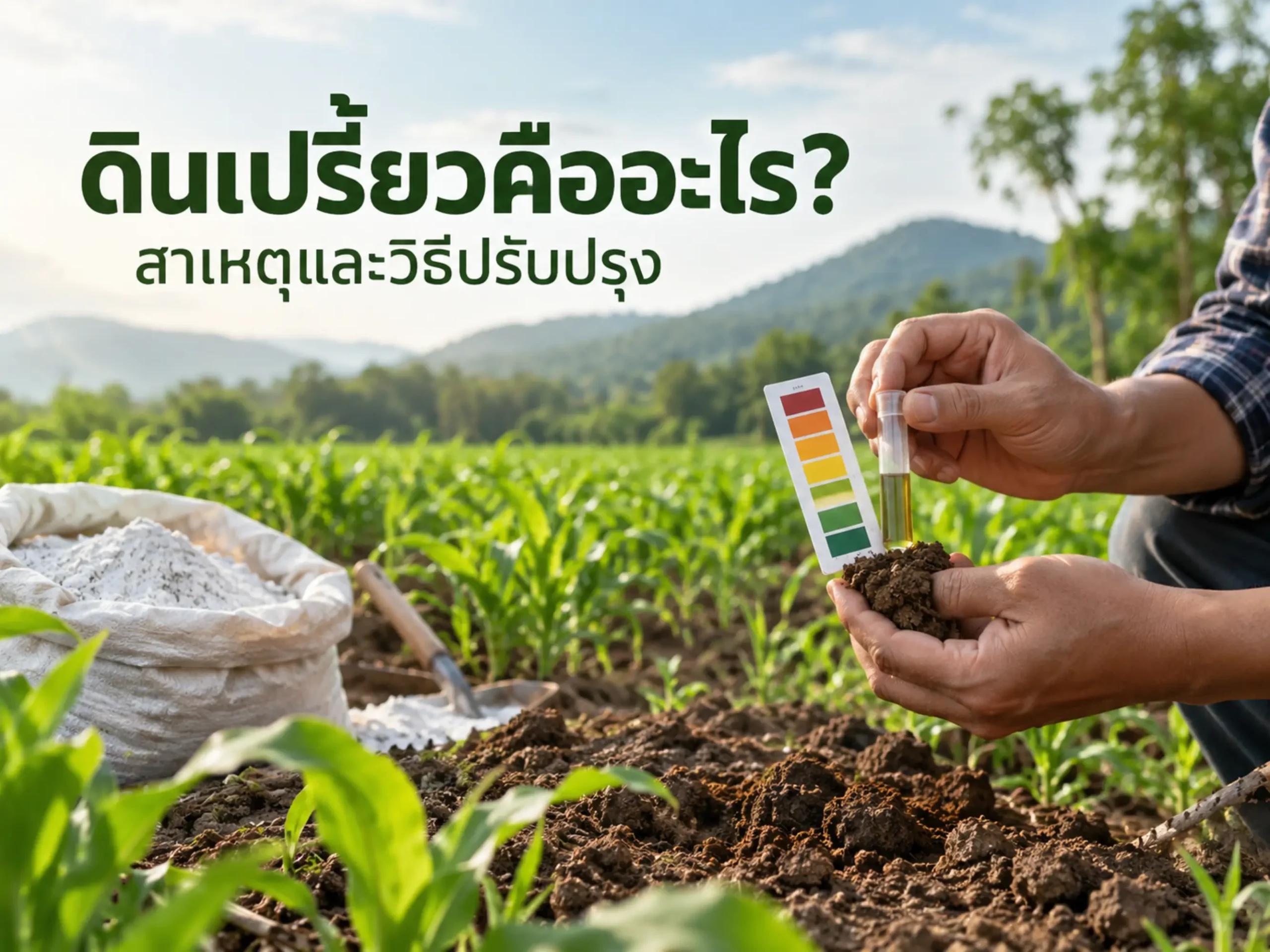ดินเปรี้ยวคืออะไร? สาเหตุ ผลกระทบ และวิธีปรับปรุงดินอย่างถูกต้อง 1 3313 acidic soil Horizontal