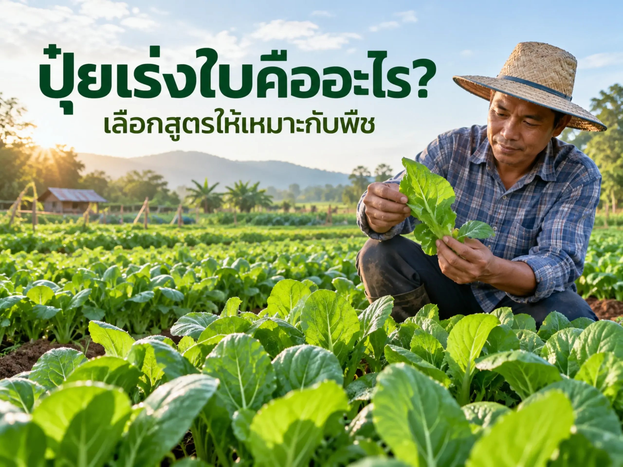 ปุ๋ยเร่งใบคืออะไร? ประโยชน์ สูตร และวิธีใช้ให้ได้ผลสูงสุด 1 3341 leaf boosting fertilizer Horizontal
