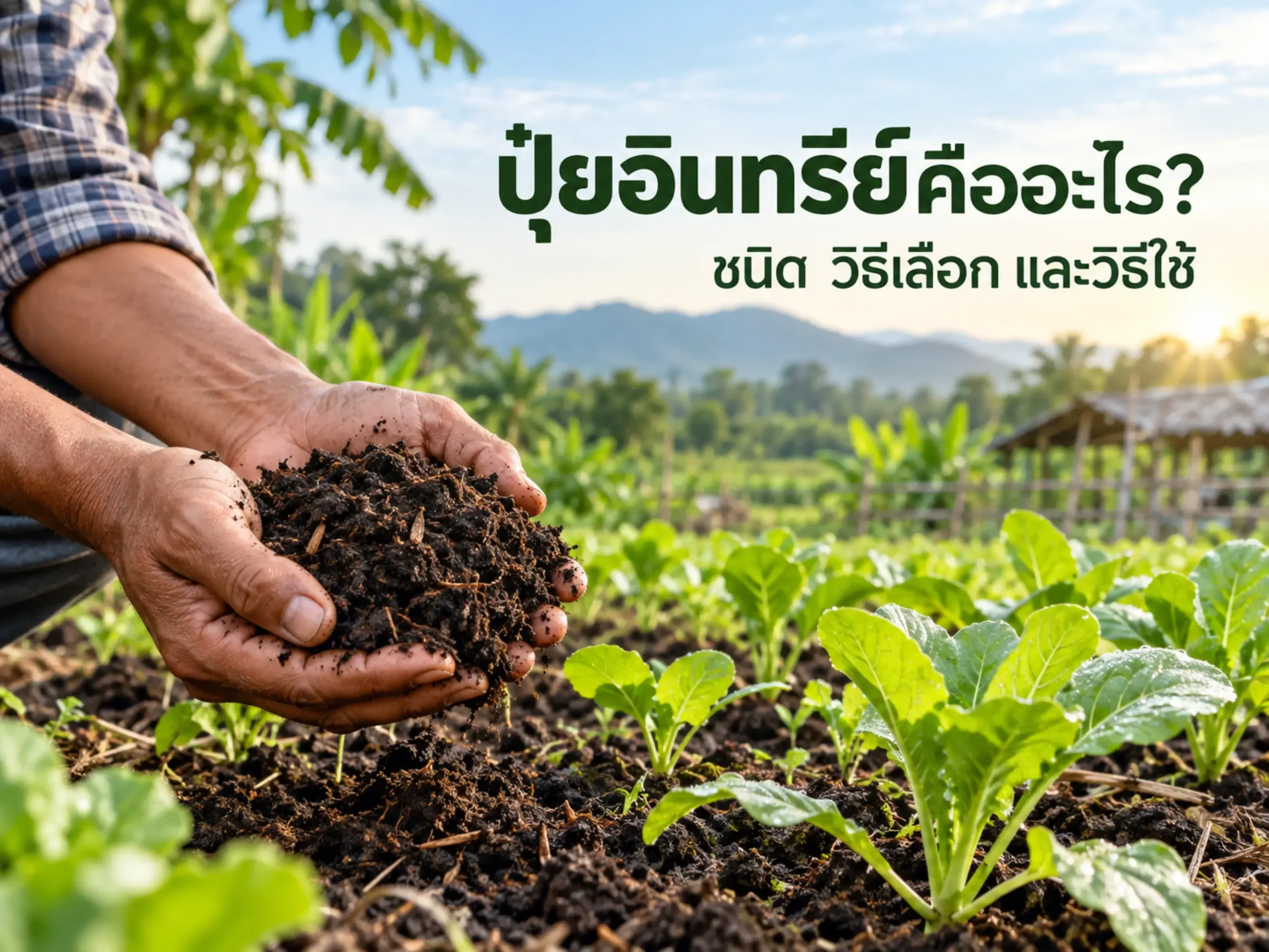 ปุ๋ยอินทรีย์คืออะไร? ชนิด วิธีเลือก อัตราใช้ และความแตกต่างจากสารปรับปรุงดิน 1 4540 organic fertilizer Horizontal