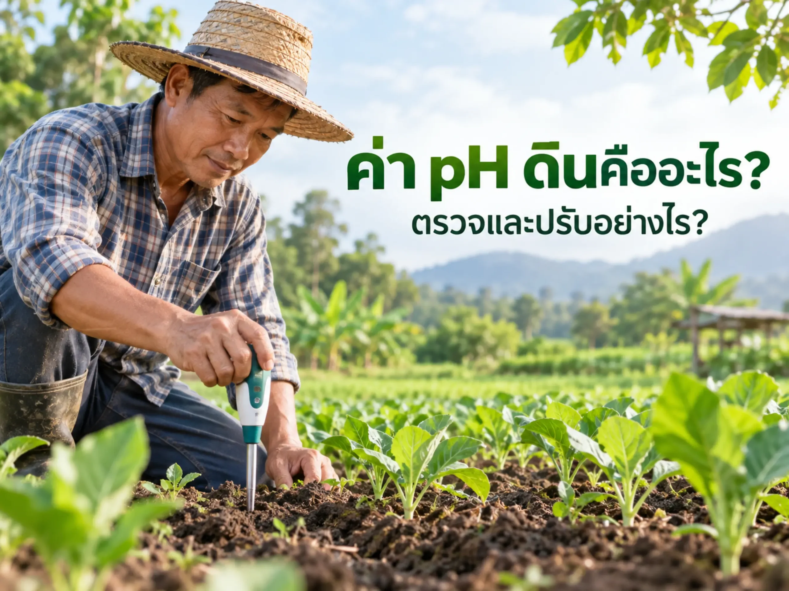 ค่า pH ดินคืออะไร? วิธีตรวจ ค่าที่เหมาะกับพืช และแนวทางปรับดินอย่างถูกต้อง 1 5570 soil ph Horizontal