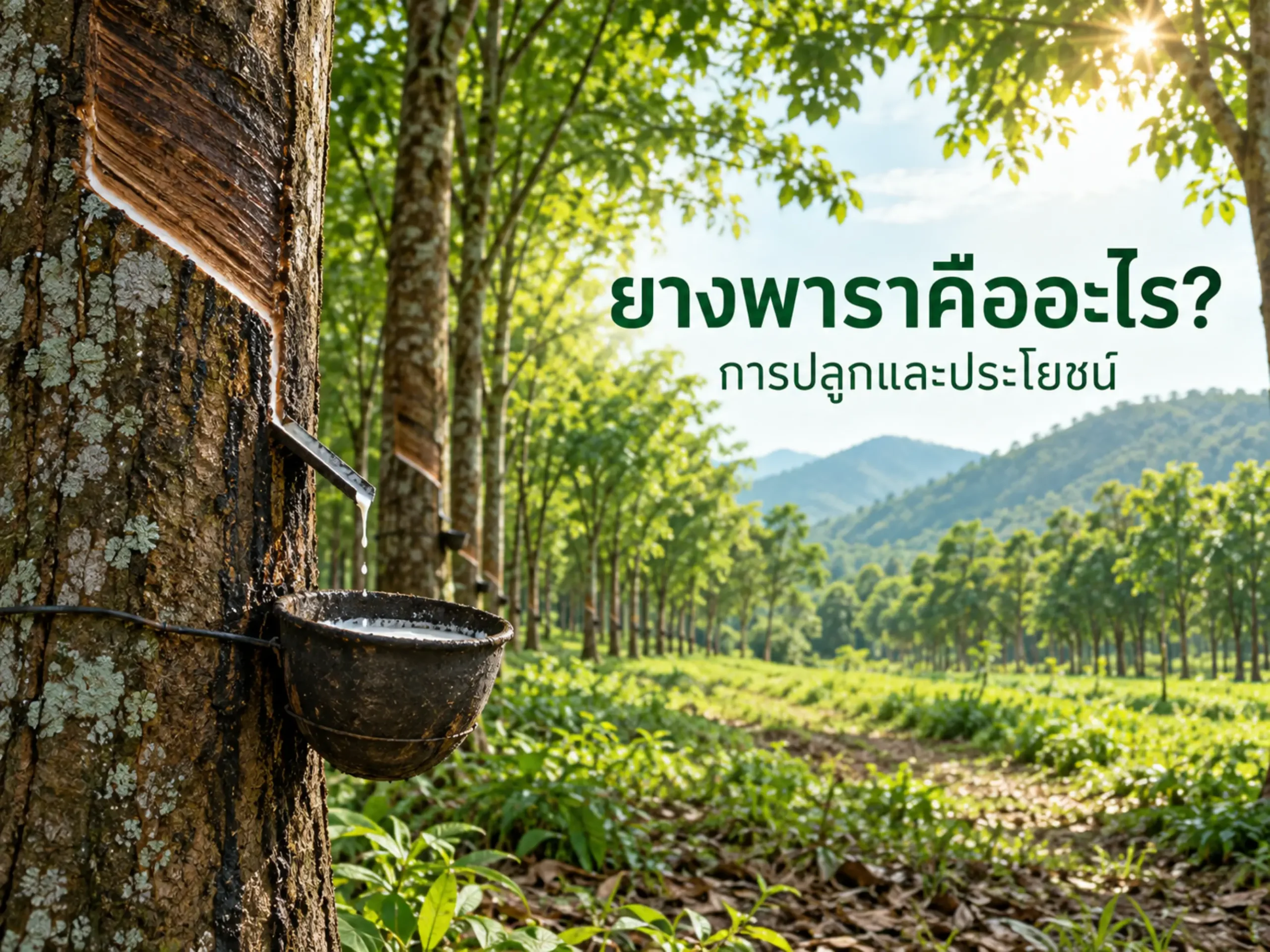 ยางพาราคืออะไร? ประโยชน์ การปลูก และการใช้ยางพาราในอุตสาหกรรม 1 852 rubber tree Horizontal