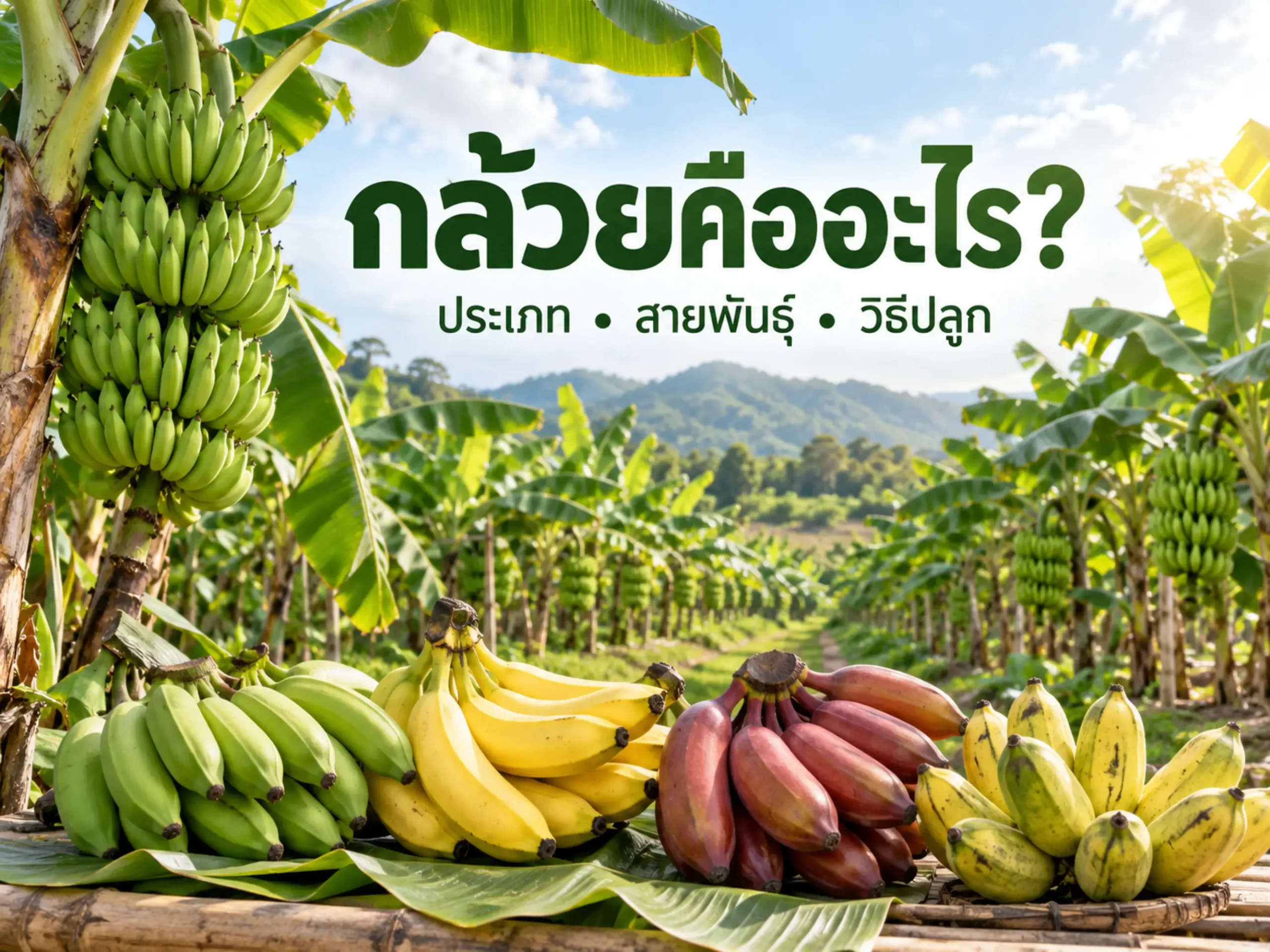 กล้วยคืออะไร? ประเภท สายพันธุ์ วิธีปลูก และประโยชน์ของกล้วย 1 9716 banana Horizontal